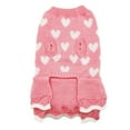 thumbnail image 3 of Bangus Robe Longue en Tricot pour Chien, Col Roulé, Chandail Chaud d'Hiver pour Chiot, Longues Robes, 3 of 5