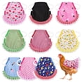 thumbnail image 1 of 9 sillas de montar de pollo, delantales de pollo impermeables con bandas elásticas, fundas de protección de plumas de pollo, fundas de protección de aves de corral, 1 of 6