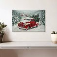 thumbnail image 2 of Elephant Stock Vintage Christmas Wall Art - Horizontal Canvas Wall Art - Living Room Wall Decor - Holiday Canvas - Gray And Brown Decor - 12" x 8", 2 of 8