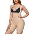 thumbnail image 2 of Irisnaya Waist Trainer Bodysuit for Women Shapewear Tummy Control Full Body Shaper High Waist Open Bust Butt Lifter Thigh Slimmer Corset(Beige 3X-Large), 2 of 7