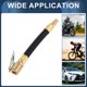 thumbnail image 2 of 1pc 4.72" 7.8mm ID Tubo de extensión para inflador de neumáticos 0.305inx32TPI Nylon Negro para automóvil motocicleta bicicleta, 2 of 7