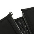 thumbnail image 3 of Women Seamless Waist Training Tummy Cincher Corset Shaper Trainer Bustier Slim Waistline Body Shaper, black S-3XL, 3 of 8