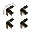 thumbnail image 3 of UALSRZL Corner Protectors, 4 Pack Furniture Corner Guards for Kids Proofing, 1.57inch PVC Sharp Edges Bumpers for Home Safety, Clear/Black, 3 of 7