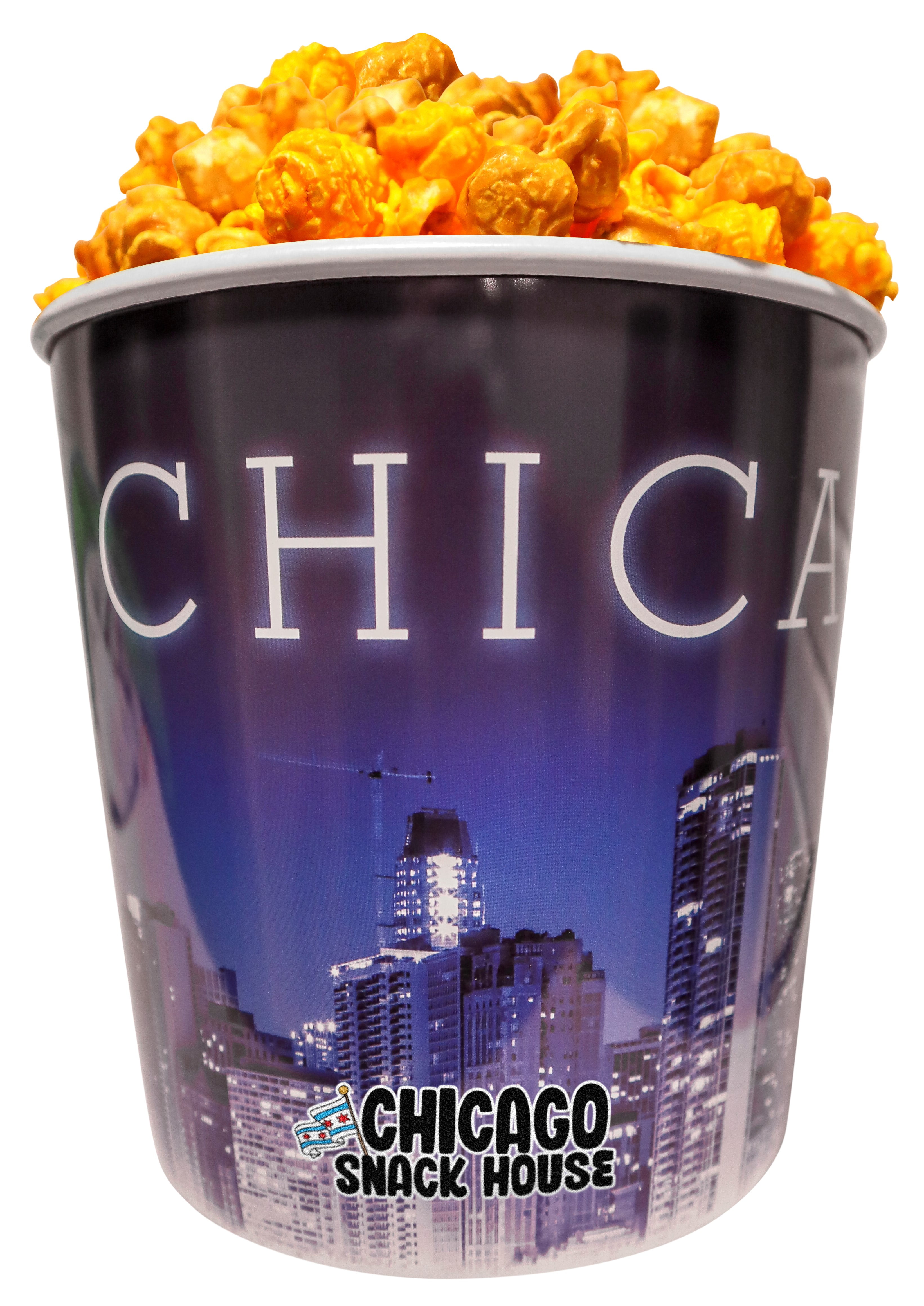Argires Chicago Skyline 1 Gal Popcorn Tin Chicago Snack House