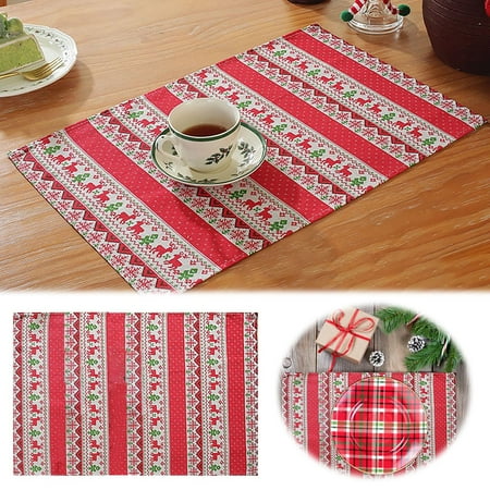 

2024 Christmas Tree Printed Placemat Christmas Placemat Table Heat Mat Kitchen Furniture Placemat Christmas Wind Table Mat Woven Place Mats Mat Cork Mats Rectangle Plates Mats for Dinner Table round