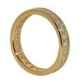 thumbnail image 4 of Dimaya Fine Jewelry 14K Yellow Gold Pave and Channel Set Cubic Zirconia Eternity Band, 4 of 7