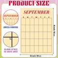 thumbnail image 3 of Calendario de pared Fullhawl 2025-26, borrado en seco, 30 x 42 cm, reutilizable, 3 of 6