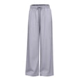 thumbnail image 4 of YOZGXEG Wide Leg Pants Women Women Wide Leg Interior Baggy Casual Barrel Elastic Waist Athletic Sweatpants Gray S-3Xl, 4 of 7