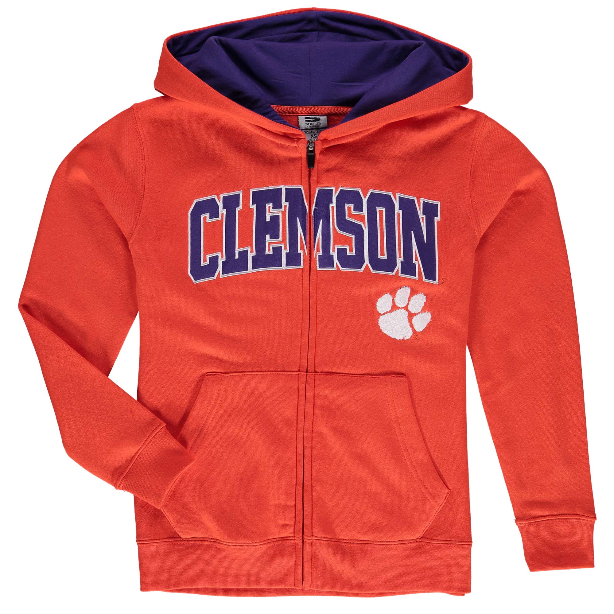 Fast Asleep Pjs Clemson Tigers University Baby and Toddler Hooded Romper