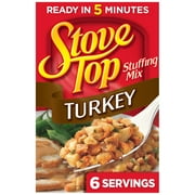 Stove Top Turkey Stuffing Mix Side Dish, 6 oz Box