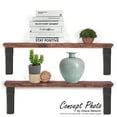 thumbnail image 5 of Ekena Millwork 5"W x 5 3/4"D x 10"H Medium Nevio Wood Vintage Decor Corbel, Driftwood Blue, 5 of 6