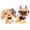 #716 #244, variant on 2 PCS Minilpsshop Collectable Little Animal Cartoon Pets Figures Kitten #134 Shorthair Cat #886 with Bowknot Collar Dress Accessories