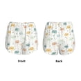 thumbnail image 3 of Balery Dandelion Pantalones cortos deportivos para mujer con forro y dos bolsillos, elásticos, para entrenamiento, gimnasio, yoga-XX-Large, 3 of 7