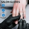 thumbnail image 5 of Basic Medical Black Nitrile Exam Gloves - Latex-Free & Powder-Free, 5 mil Gloves, NGPF-1045(pack of 100), Small, 5 of 7