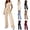 #01 Beige, variant on Two Piece Sets for Women Summer V Neck Short Sleeve Ruched Crop Top Wide Leg Pants Outfits Soft Stretchy Lounge Yoga Suits,XXL,#01 Black