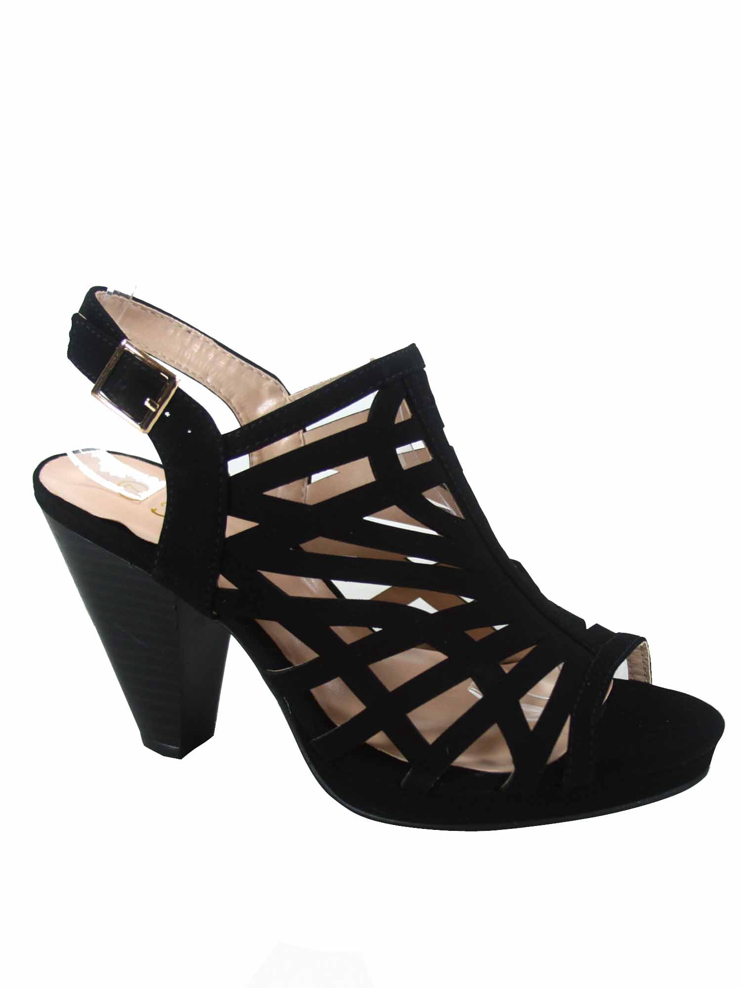 4 inch chunky heels