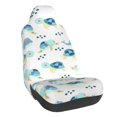 thumbnail image 1 of Wukai Sea Turtle Full Set Car Seat Covers with Soft Padding Universal Auto Front Seats Protector and Cushion Mat, 1 of 5