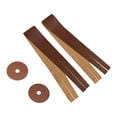 thumbnail image 4 of Bunblic Cymbal Hand Straps Percussion Instrument Accessories Musicians Practical Lightweight Cymbal Hand Belts for Musical Events Brown with Pads, 4 of 8