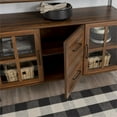 thumbnail image 4 of Pemberly Row 48" Industrial 3-Door Buffet in Dark Walnut, 4 of 14
