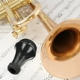 thumbnail image 4 of Phenofice 1 Set Trumpet Muffler ABS Black Noise Control Practice Design, 4 of 8