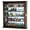 Cherry, variant on 4 Adjustable Shelves Mirror Back Mini Figures / Miniatures / Figurines Display Case Cabinet