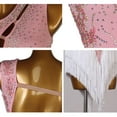thumbnail image 2 of Fringe Latin Dance Dresses for Women. Professional competition. For cha cha, tango. Ballroom performance dancewear., 2 of 6