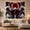 Red Sun Temple, variant on Red Sun Above Ocean Waves and Mountain Temple, Dramatic Japanese Inspired Style for Art Lovers, Wave Wall Art, Housewarming Gift, Tapestry Wall Hanging for Bedroom and Living Room