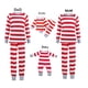 thumbnail image 1 of Ropa a juego para la familia, conjunto de pijamas de Navidad para madre, padre, hijo, trajes de dos piezas, pijamas de rayas rojas, ropa de dormir 2022, 1 of 3