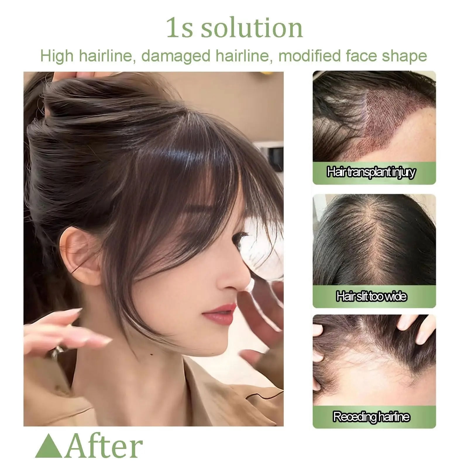 10inches Hair Bangs With Sideburns Human Hair Clip In Hair Extensions Hair Styling Tools Human Hair Women Clip In Bang