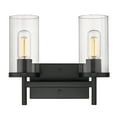 thumbnail image 3 of Golden Lighting Winslett 2-light Vanity in Matte Black, 3 of 4