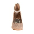 thumbnail image 4 of Badgley Mischka Teen Dress Heels, Rose Gold, 4, 4 of 6