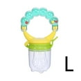 thumbnail image 2 of Amerteer Baby Fresh Fruit Food Feeder Nibbler Pacifier|Training Massaging Toy Teether| Food Grade Soft Safe BPA-Free Silicone Pouches| Babies Toddlers Infants Kids, 2 of 8