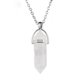 thumbnail image 1 of Encanto de columna hexagonal Qarigey Hallazgos exquisitos Aniversario Colgantes Cristal Blanco Leche Type3 NO3, 1 of 6