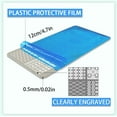 thumbnail image 2 of Juego de 3 placas de estampado de uñas con textura geométrica, diseño de líneas y cuadrícula, plantillas para manicura con rayas y estilo grafiti, placas minimalistas para uñas con imágenes., 2 of 7