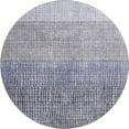 thumbnail image 2 of Addison Rugs Mayfield Premium Machine Washable Transitional Geometric Denim Round Rug, 8' x 8', 2 of 6