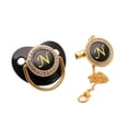 thumbnail image 3 of Baby Pacifier 26 Letter Name Initial Clip Silicone Infant Nipple Bling Newborn Pacifier, 3 of 9