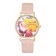 thumbnail image 1 of Elegante reloj de cuarzo con correa de PU, regalo perfecto para las fiestas Reloj unisex con estampado de Papá Noel beige, 1 of 2