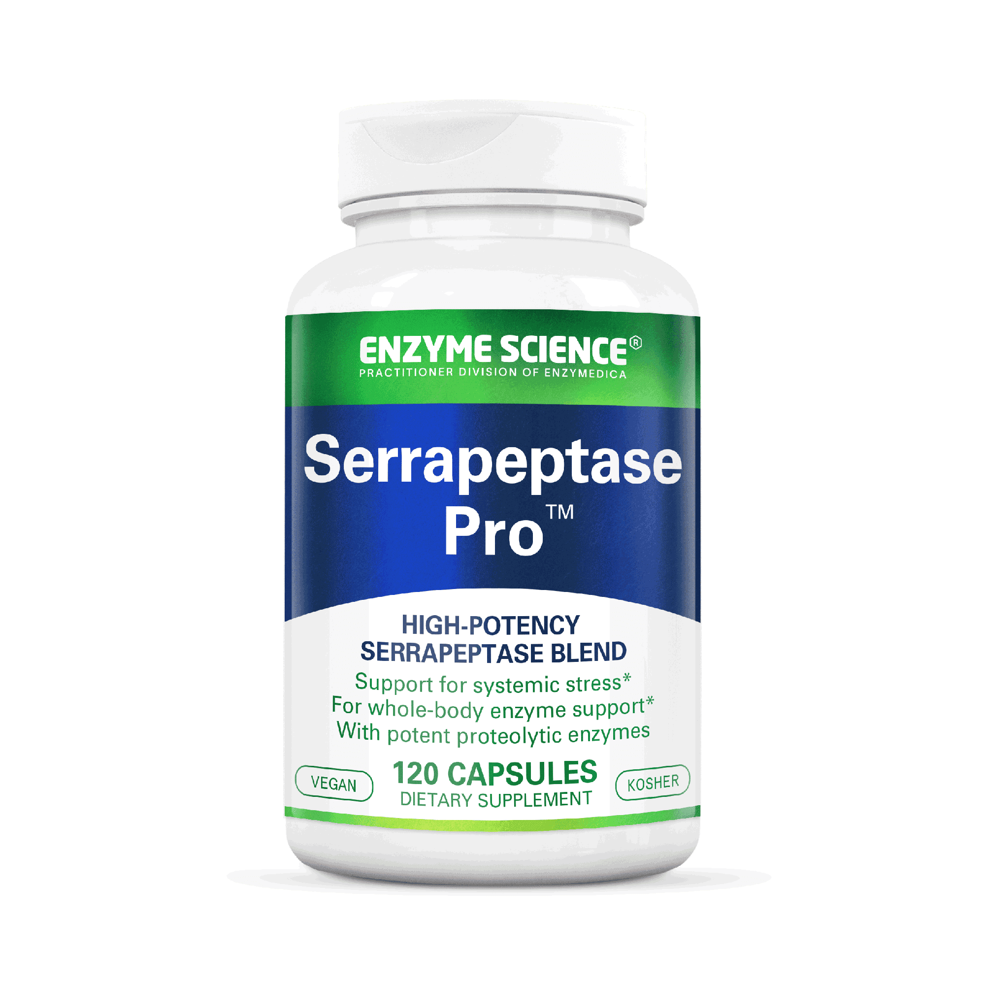 glutathione and serrapeptase Pro with Potent Proteolytic Enzymes, 120 Capsules, Enzyme Science Functional Blood Analysis and Color:pack of 2 ハリ・ツヤ