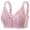 Purple, variant on Lace Front Closure Bra Underwire Support Adjustable Straps Everyday Lifting Bralette Watermelon Red 46