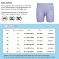 thumbnail image 6 of iixpin Toddler Girls Cotton Elastic Waistband Underwear Soft Shorts Kids Boxer Briefs Panties Bottoms Nightwear White 11-12, 6 of 6