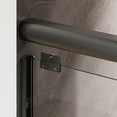 thumbnail image 6 of Sunny Shower 48 in.W x 72 in.H Double Sliding Shower Door Dumb Black Finish Framed with 1/4 inch Clear Tempered Glass, 6 of 13