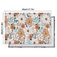 thumbnail image 6 of Pioneer Flower Floral Print Pattern Summer Placemats Table Placemats Set Of 4-Linen Kitchen Washable Placemats Table Mats 12x18 Inch Non-Slip Heat Resistant, 6 of 6