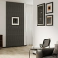 thumbnail image 5 of Upick WPC Slat Wall Panels, 7 Pack 94 x 6.61 in 3D Wood Wall Panels Fluted Textured for Interior Wall Decor, Gray Oak, 5 of 8