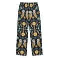thumbnail image 2 of FORMRS Kids Pajama Pants with Pockets Size 6-8Y Boys Lounge Sleep Bottoms, Brown Mystical Owls, 2 of 8