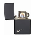 thumbnail image 3 of Zippo Black Matte Pipe Windproof Pocket Lighter, 3 of 6