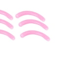 thumbnail image 5 of Women Rubber Eyelash Curler Pads Eye Cosmetic Tool Pink 3.5cm Long 6 Pcs, 5 of 5
