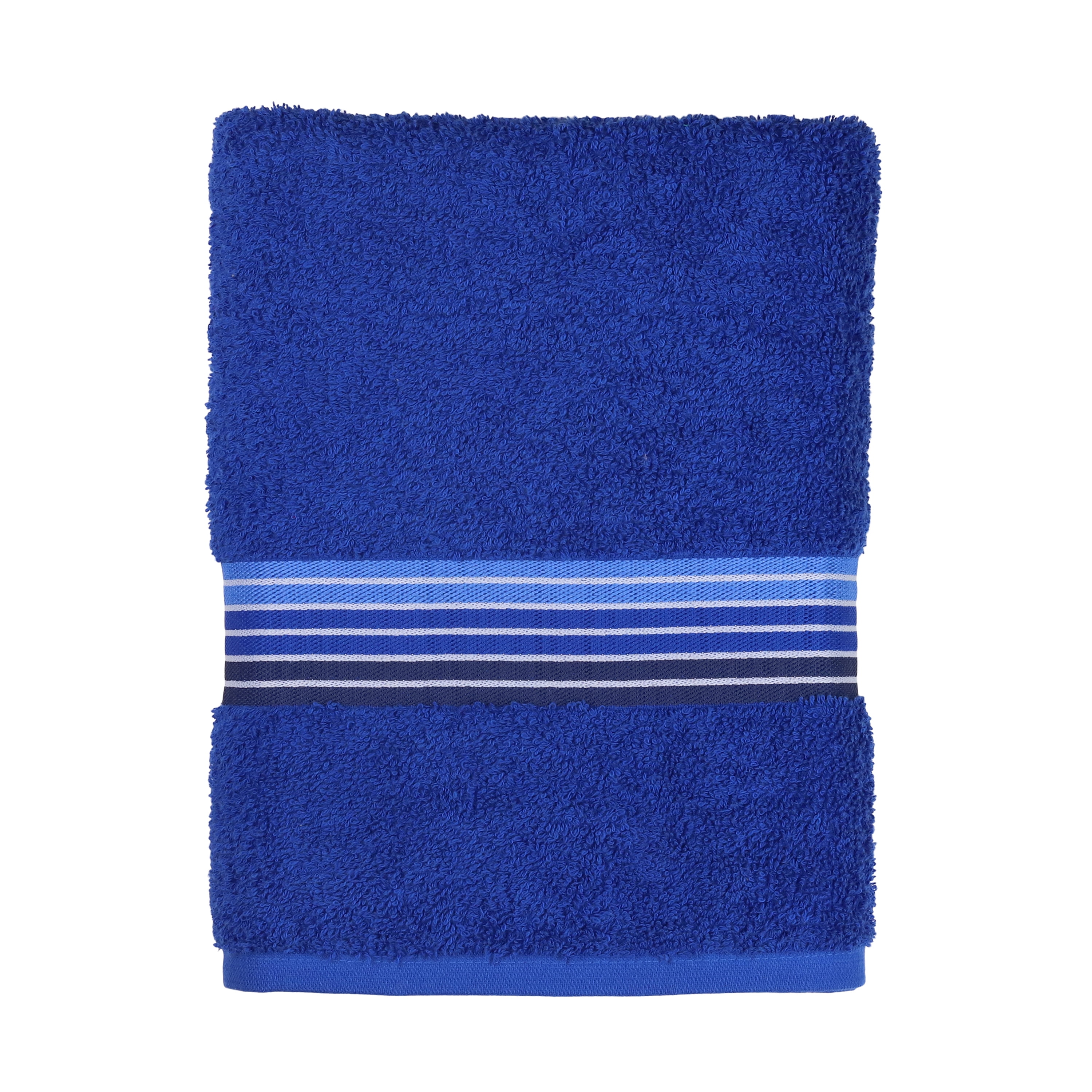 Mainstays Ombre Stripe Bath Towel, Royal Spice