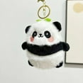 thumbnail image 2 of Panda Plush Toy Soft Rag Doll Suitable For Girls Birthday Gift Keychain High-Quality Cotton Short Plush Comfortable And Cute, Easy To Carry For Home Car Camping Party Use,, 2 of 7
