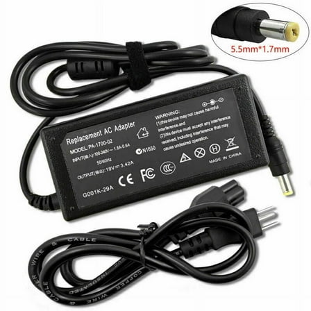 19V 65W AC Adapter Charger for ACER ST-C-070-19000342CT Laptop Power Supply Cord