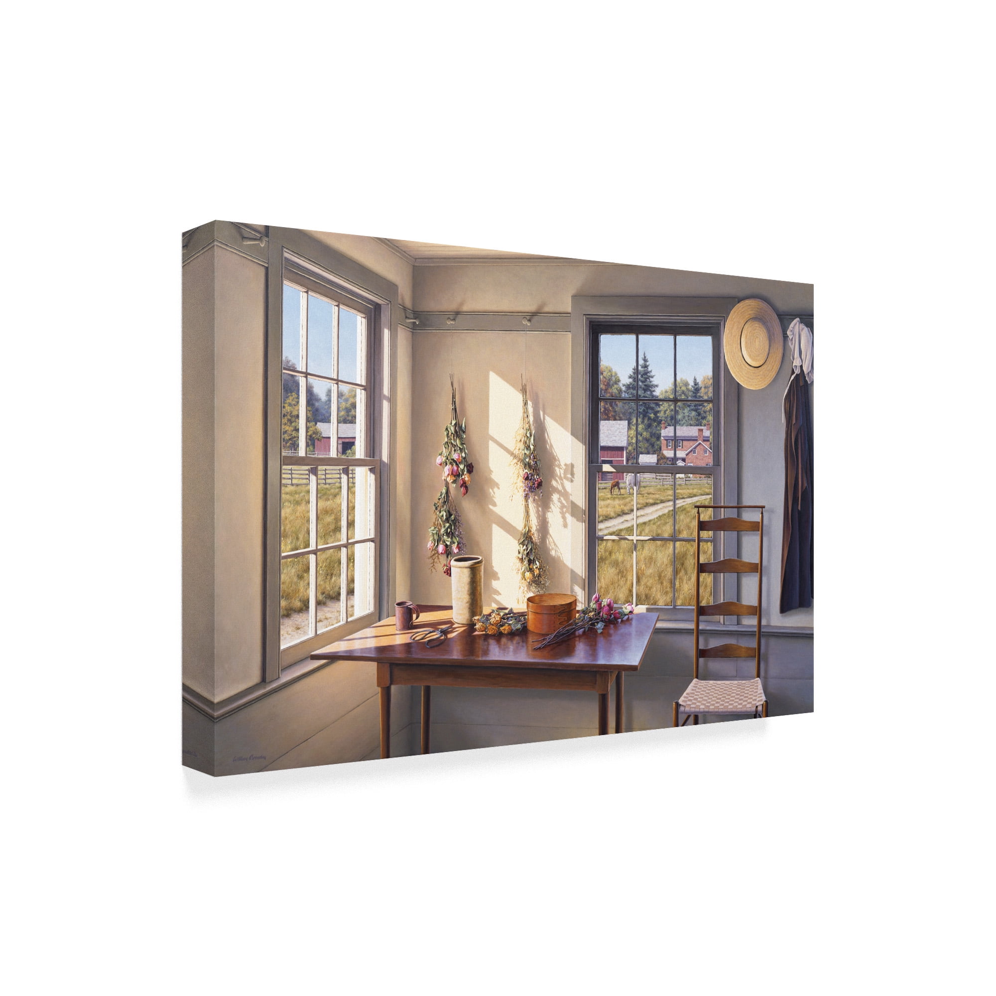 Trademark Fine Art 'Roses For Autumn' Canvas Art by William Breedon